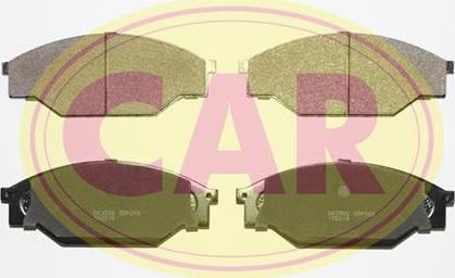 CAR PNT662 - Тормозные колодки, дисковые, комплект autospares.lv
