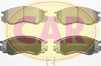 CAR PNT686 - Тормозные колодки, дисковые, комплект autospares.lv