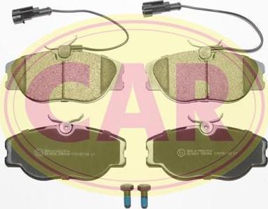 CAR PNT682 - Тормозные колодки, дисковые, комплект autospares.lv