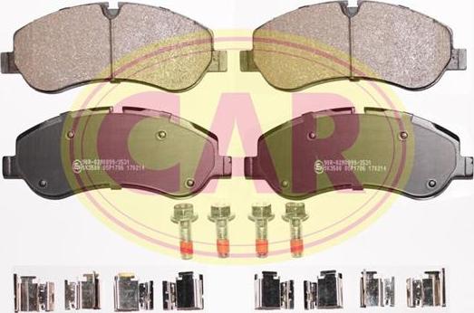 CAR PNT6871 - Тормозные колодки, дисковые, комплект autospares.lv