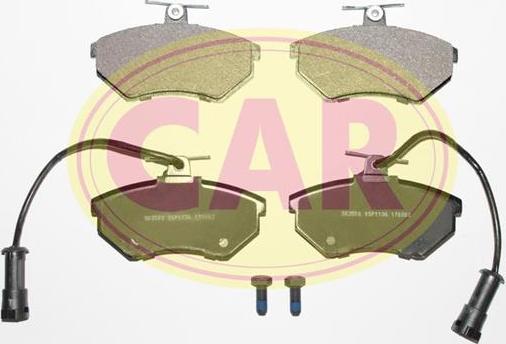 CAR PNT6311 - Тормозные колодки, дисковые, комплект autospares.lv