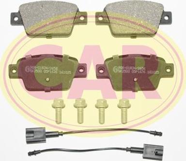 CAR PNT6761 - Тормозные колодки, дисковые, комплект autospares.lv