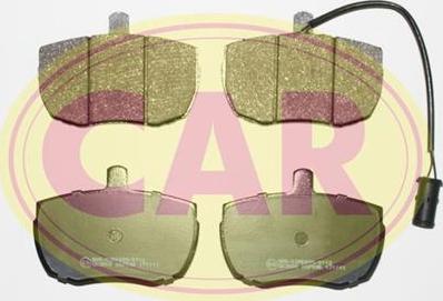 CAR PNT095 - Тормозные колодки, дисковые, комплект autospares.lv