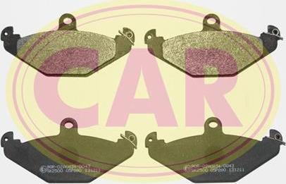 CAR PNT098 - Тормозные колодки, дисковые, комплект autospares.lv