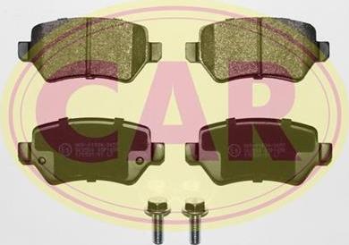 CAR PNT0561 - Тормозные колодки, дисковые, комплект autospares.lv