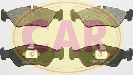 CAR PNT016 - Тормозные колодки, дисковые, комплект autospares.lv
