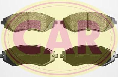 CAR PNT017 - Тормозные колодки, дисковые, комплект autospares.lv