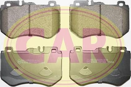 CAR PNT0891 - Тормозные колодки, дисковые, комплект autospares.lv
