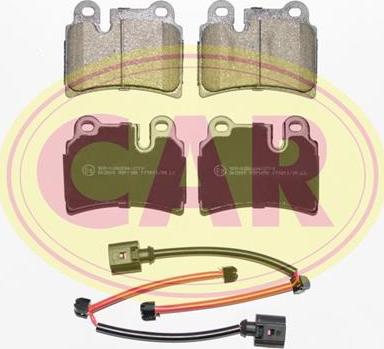 CAR PNT0831 - Тормозные колодки, дисковые, комплект autospares.lv