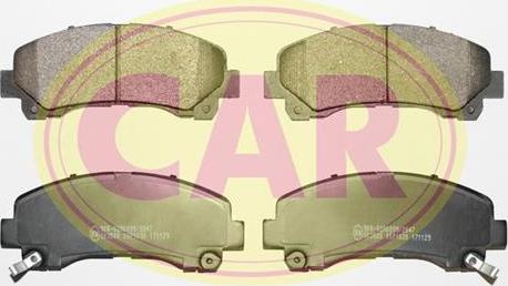 CAR PNT0361 - Тормозные колодки, дисковые, комплект autospares.lv