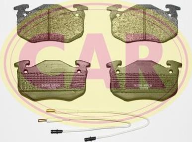 CAR PNT032 - Тормозные колодки, дисковые, комплект autospares.lv