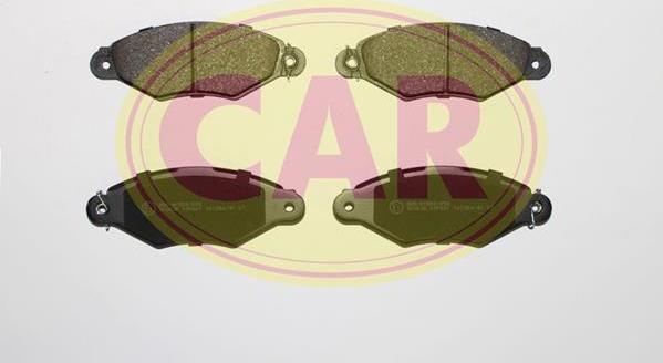 CAR PNT166 - Тормозные колодки, дисковые, комплект autospares.lv