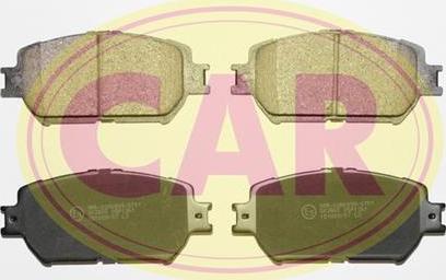 CAR PNT1631 - Тормозные колодки, дисковые, комплект autospares.lv