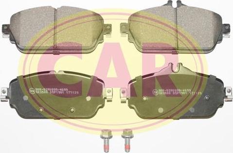 CAR PNT1891 - Тормозные колодки, дисковые, комплект autospares.lv