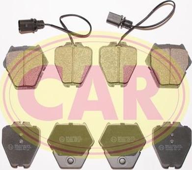 CAR PNT1211 - Тормозные колодки, дисковые, комплект autospares.lv