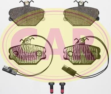 CAR PNT864 - Тормозные колодки, дисковые, комплект autospares.lv