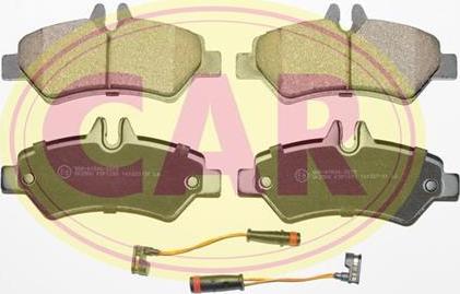 CAR PNT3921 - Тормозные колодки, дисковые, комплект autospares.lv