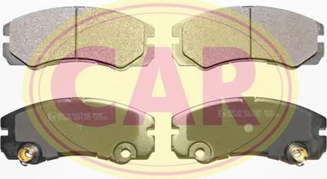 CAR PNT3531 - Тормозные колодки, дисковые, комплект autospares.lv