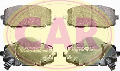 CAR PNT3361 - Тормозные колодки, дисковые, комплект autospares.lv