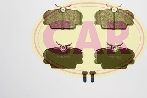 CAR PNT372 - Тормозные колодки, дисковые, комплект autospares.lv