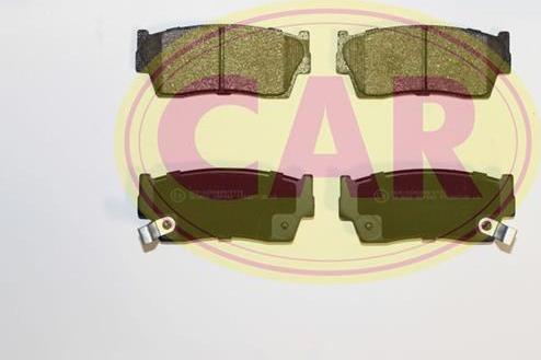CAR PNT243 - Тормозные колодки, дисковые, комплект autospares.lv
