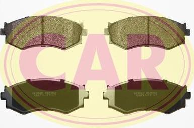 CAR PNT253 - Тормозные колодки, дисковые, комплект autospares.lv