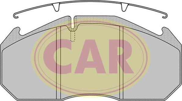 CAR PNT2611 - Тормозные колодки, дисковые, комплект autospares.lv