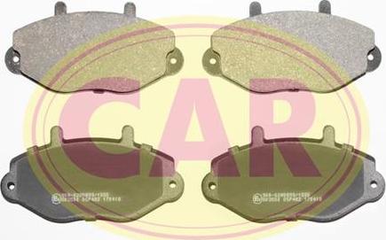 CAR PNT284 - Тормозные колодки, дисковые, комплект autospares.lv