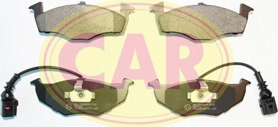 CAR PNT279 - Тормозные колодки, дисковые, комплект autospares.lv