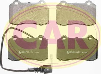 CAR PNT2761 - Тормозные колодки, дисковые, комплект autospares.lv