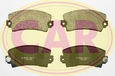 CAR PNT711 - Тормозные колодки, дисковые, комплект autospares.lv