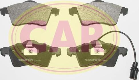 CAR PNT787 - Тормозные колодки, дисковые, комплект autospares.lv