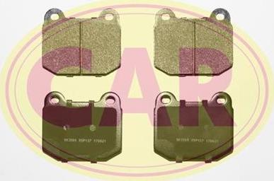 CAR PNT731 - Тормозные колодки, дисковые, комплект autospares.lv