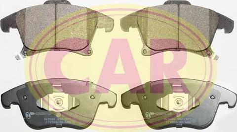 CAR PNT7791 - Тормозные колодки, дисковые, комплект autospares.lv