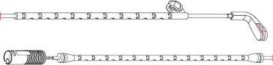 Carrab Brake Parts 8163 - Сигнализатор, износ тормозных колодок autospares.lv