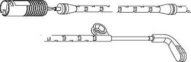 Carrab Brake Parts 8203 - Сигнализатор, износ тормозных колодок autospares.lv