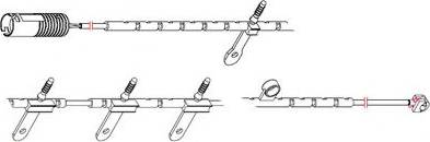 Carrab Brake Parts 8217 - Сигнализатор, износ тормозных колодок autospares.lv