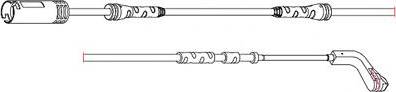 Carrab Brake Parts 8270 - Сигнализатор, износ тормозных колодок autospares.lv