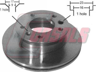 Casals 55147 - Тормозной диск autospares.lv