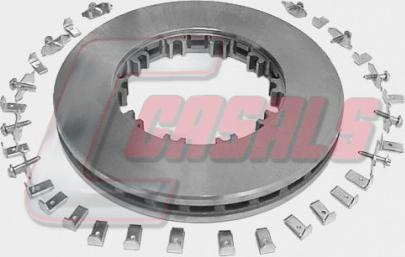 Casals 55350-K - Тормозной диск autospares.lv