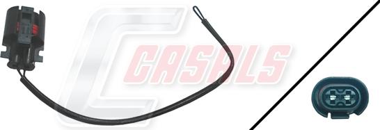 Casals 50055 - Сигнализатор, износ тормозных колодок autospares.lv