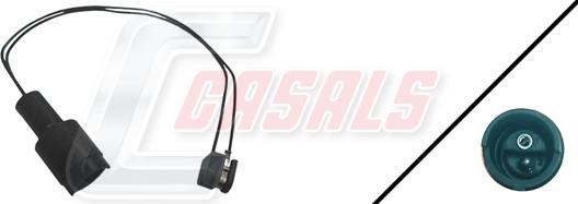 Casals 50057 - Сигнализатор, износ тормозных колодок autospares.lv