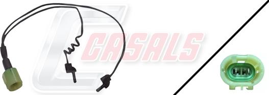 Casals 50087 - Сигнализатор, износ тормозных колодок autospares.lv