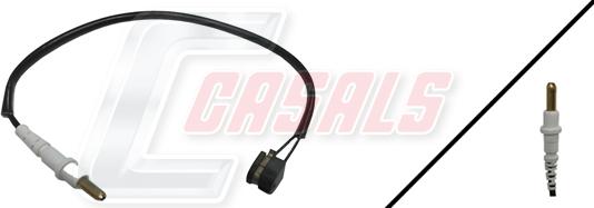Casals 50023 - Сигнализатор, износ тормозных колодок autospares.lv