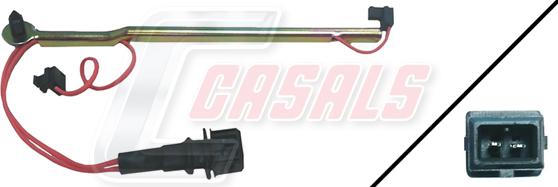 Casals 50198 - Сигнализатор, износ тормозных колодок autospares.lv