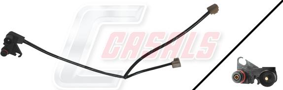 Casals 50156 - Сигнализатор, износ тормозных колодок autospares.lv