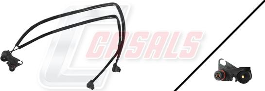 Casals 50115 - Сигнализатор, износ тормозных колодок autospares.lv