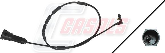 Casals 50234 - Сигнализатор, износ тормозных колодок autospares.lv