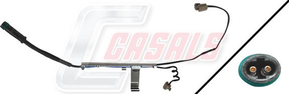 Casals 50238 - Сигнализатор, износ тормозных колодок autospares.lv
