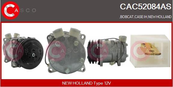 Casco CAC52084AS - Компрессор кондиционера autospares.lv